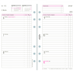 Chronoplan Wochenplan 50255 Midi 96x172mm 1W/2S,