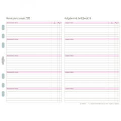 Chronoplan Monatsplan 50285 148,5x210mm 1M/1S,