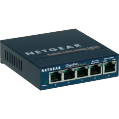 NETGEAR Netzwerk Switch RJ45 GS105GE 5Port 1Gbit/s,