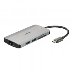 D-Link USB-C 8-Port USB 3.0 Hub DUB-M810,