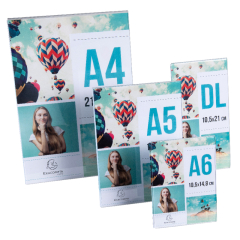 Exacompta Prospekthalter 84158D T-Form PMMA A4,