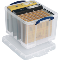 Really Useful Box Aufbewahrungsbox 35C 39x31x48cm 35l transparent,