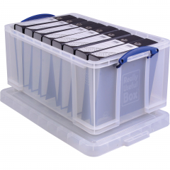 Really Useful Box Aufbewahrungsbox 64C 44x31x71cm 64l transparent,