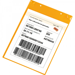 DJOIS Kennzeichnungstasche Neodym 170104 A4 ge 5 St./Pack.,