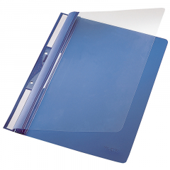 Leitz Einhakhefter 41900035 DIN A4 kfm. Heftung PVC blau,