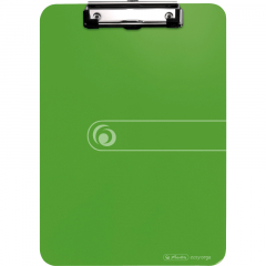 Herlitz Klemmbrett 11226610 DIN A4 PS opak apfel,