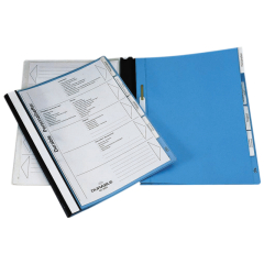 DURABLE Personalhefter 255506 DIN A4 Hartfolie blau,