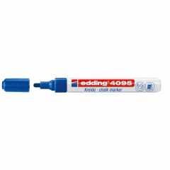 edding Kreidemarker 4095 4-4095003 2-3mm Rundspitze blau,