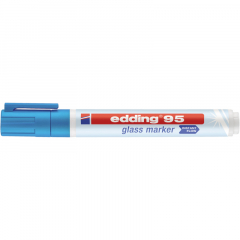 edding Glasboardmarker 95 4-95010 1,5-3mm Rundspitze hellblau,