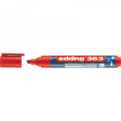 edding Whiteboardmarker 363 4-363002 1-5mm Keilspitze rot,