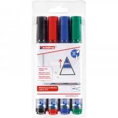 edding Whiteboardmarker 4-363-4 1,5 mm sw/rt/bl/gr 4 St./Pack,