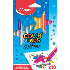 Maped Filzstift Color Peps Glitter 847110 sort. 10St.,