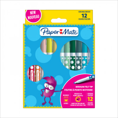 Paper Mate Filzstift 2166507 sort. 12St.,