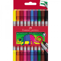 Faber-Castell Doppelfasermaler 151110 sortiert 10 St./Pack.,