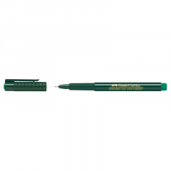 Faber-Castell Feinschreiber FINEPEN 151163 0,4mm grün,