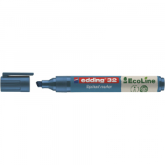 edding Flipchartmarker 32 EcoLine 4-32003 1-5mm Keilspitze blau,