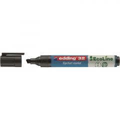 edding Flipchartmarker 32 EcoLine 4-32001 1-5mm Keilspitze schwarz,