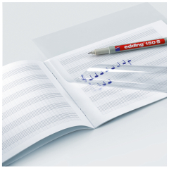 edding Folienschreiber 150 S 4-150001 non-permanent schwarz,