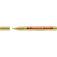 edding Lackmarker 751 4-751053 1-2mm Rundspitze permanent gold,