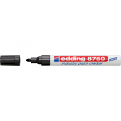 edding Industrie Lackmarker 8750 4-8750001 2-4mm Rundspitze sw,