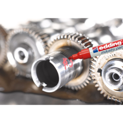 edding Industrie Lackmarker 8750 4-8750001 2-4mm Rundspitze sw,