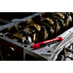 edding Permanentmarker 300 4-300004 1,5-3mm Rundspitze nachfüllbar gn,