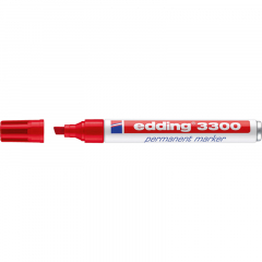 edding Permanentmarker 3300 4-3300002 1-5mm Keil rot,