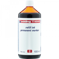 edding Nachfülltusche T1000 4-T1000002 1.000ml rot,