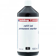 edding Nachfülltusche T1000 4-T1000001 1.000ml schwarz,