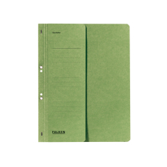 Falken Ösenhefter 80000490 DIN A4 kaufm. Heftung 250g Karton grün,