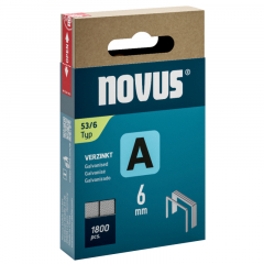 NOVUS Heftklammer A 042-0773 53/6 verzinkt 1.800St,