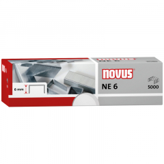 NOVUS Heftklammer NE 6 Super 042-0001 verzinkt 5.000 St./Pack.,