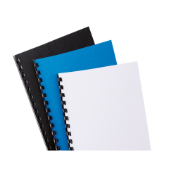 GBC Einbanddeckel LeatherGrain CE040029 DIN A4 blau 100 St./Pack.,