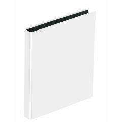 PAGNA Ringbuch Basic Colours 20406-02 DIN A5 2Ringe PP weiß,