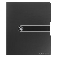 Herlitz Ringbuch 11205713 DIN A4 2Ringe 16mm opak schwarz,