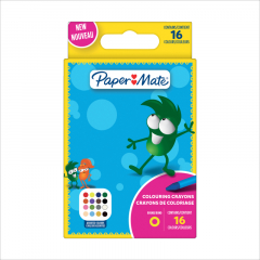 Paper Mate Wachsmalstift 2168272 sort. 16St.,