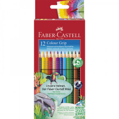 Faber-Castell Farbstift Colour GRIP 112412 farbig 12 St./Pack.,