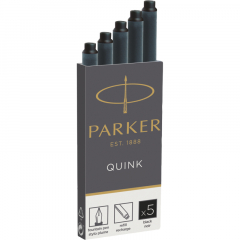 Parker Tintenpatrone Quink Z44 1950382 S0116200 sw 5 St./Pack.,