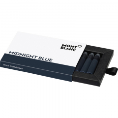 Montblanc Tintenpatrone 128199 mitternachtsblau 8 St./Pack.,