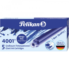 Pelikan Tintenpatrone 4001 GTP/5 310748 königsblau 5 St./Pack.,