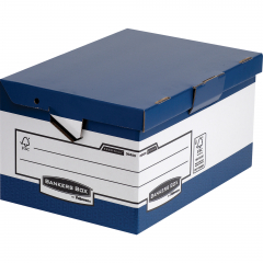 Bankers Box Archivbox Ergo Box System Maxi 0048901 blau/weiß,