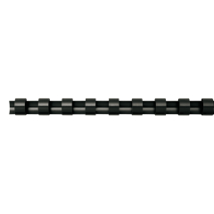 Fellowes Plastikbinderücken 5348902 DIN A4 28mm schwarz 50 St./Pack.,