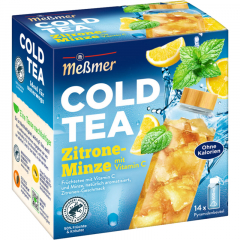 Meßmer Tee COLD TEA 105565 Zitrone-Minze 14St.,