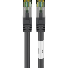 Goobay Netzwerkkabel 66723 CAT8.1 3m schwarz,