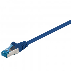 Goobay Netzwerkkabel 93656 CAT 6a 0,5m bl,