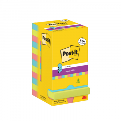 Post-it Haftnotiz Super Sticky  R330-SSCOS-P8+4 76x76mm 12x90Bl,