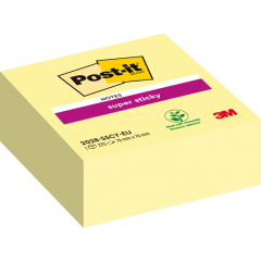 Post-it Haftnotiz Super Sticky  Würfel 2028-SCY 76x76mm ge,