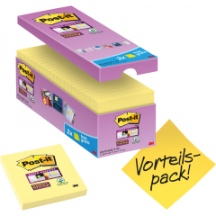 Post-it Haftnotiz Super Sticky  Promotion 65416SYP 76x76mm ge,