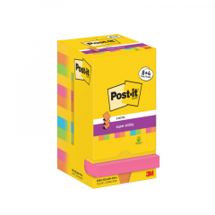 Post-it Haftnotiz Super Sticky  R330-SSCARNP8+4 76x76mm 12x90Bl,