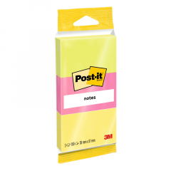 Post-it Haftnotiz Notes neon  6812N 38x51mm sort,